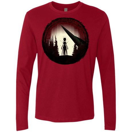 T-Shirts Cardinal / S Alien Armor Men's Premium Long Sleeve