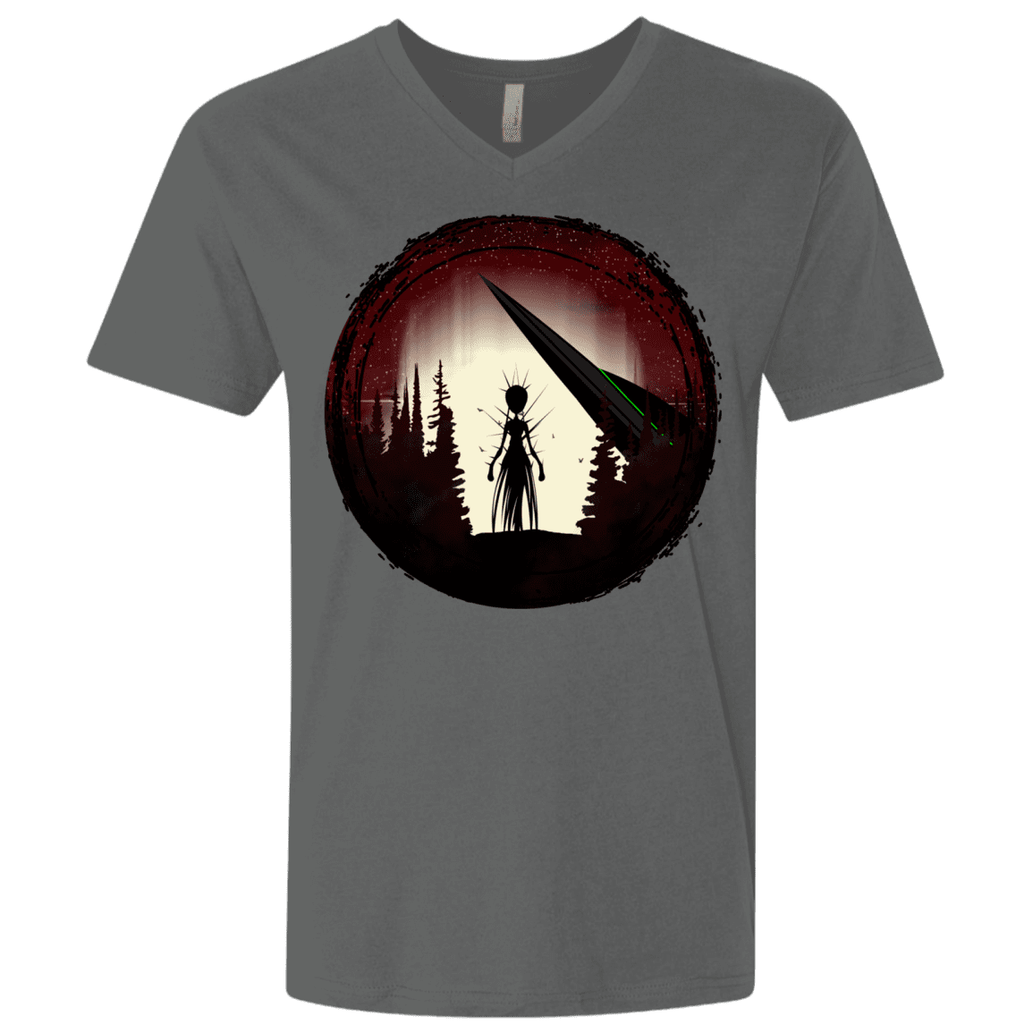 T-Shirts Heavy Metal / X-Small Alien Armor Men's Premium V-Neck