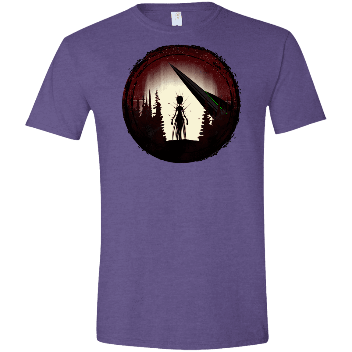 T-Shirts Heather Purple / S Alien Armor Men's Semi-Fitted Softstyle