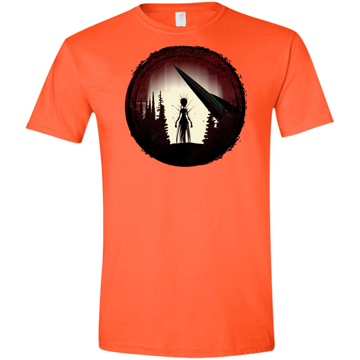 T-Shirts Orange / S Alien Armor Men's Semi-Fitted Softstyle