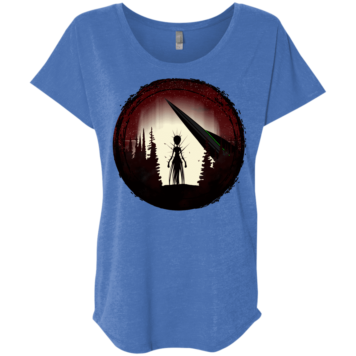 T-Shirts Vintage Royal / X-Small Alien Armor Triblend Dolman Sleeve