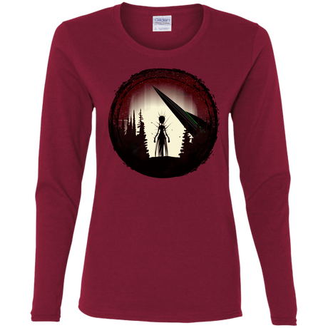 T-Shirts Cardinal / S Alien Armor Women's Long Sleeve T-Shirt