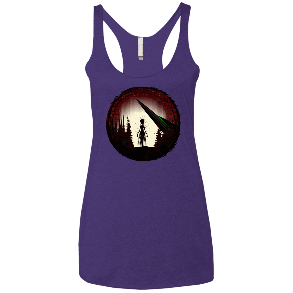 T-Shirts Purple Rush / X-Small Alien Armor Women's Triblend Racerback Tank