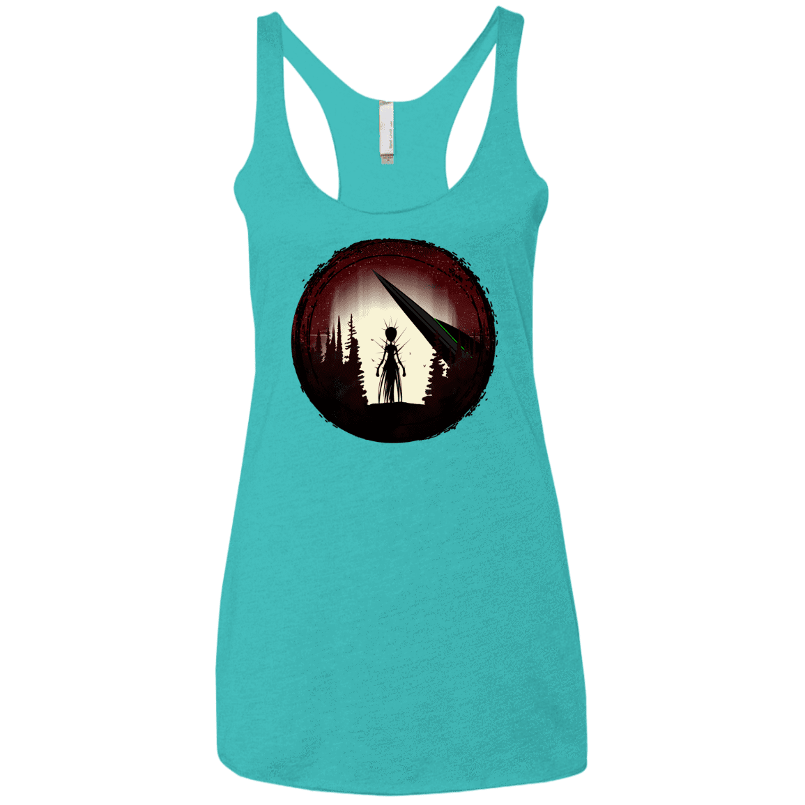 T-Shirts Tahiti Blue / X-Small Alien Armor Women's Triblend Racerback Tank