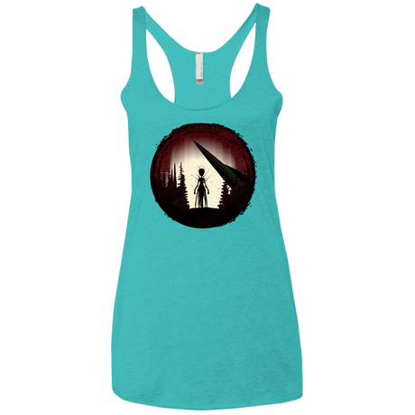 T-Shirts Tahiti Blue / X-Small Alien Armor Women's Triblend Racerback Tank