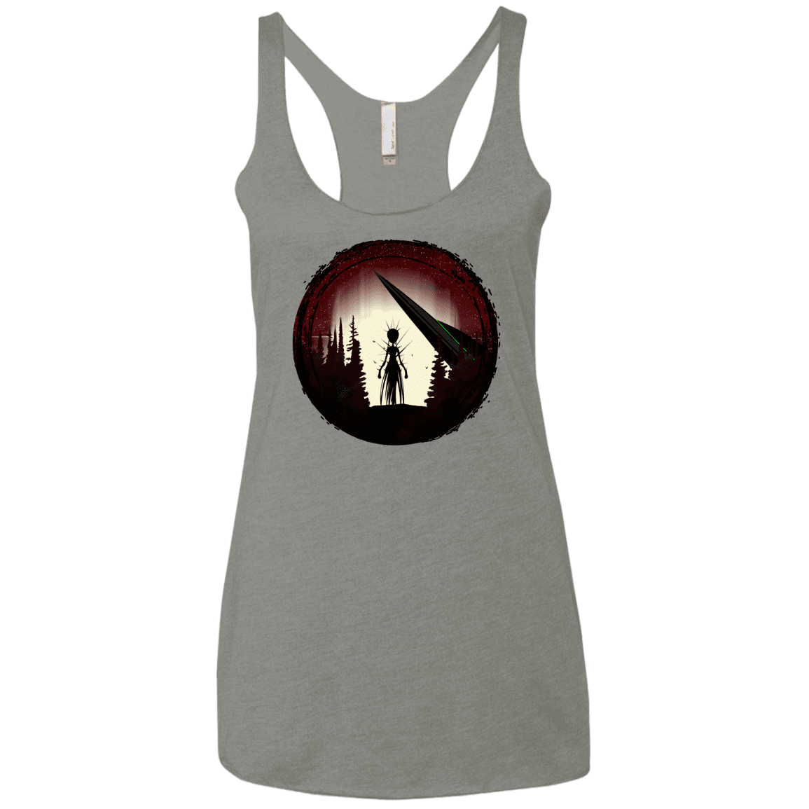 T-Shirts Venetian Grey / X-Small Alien Armor Women's Triblend Racerback Tank