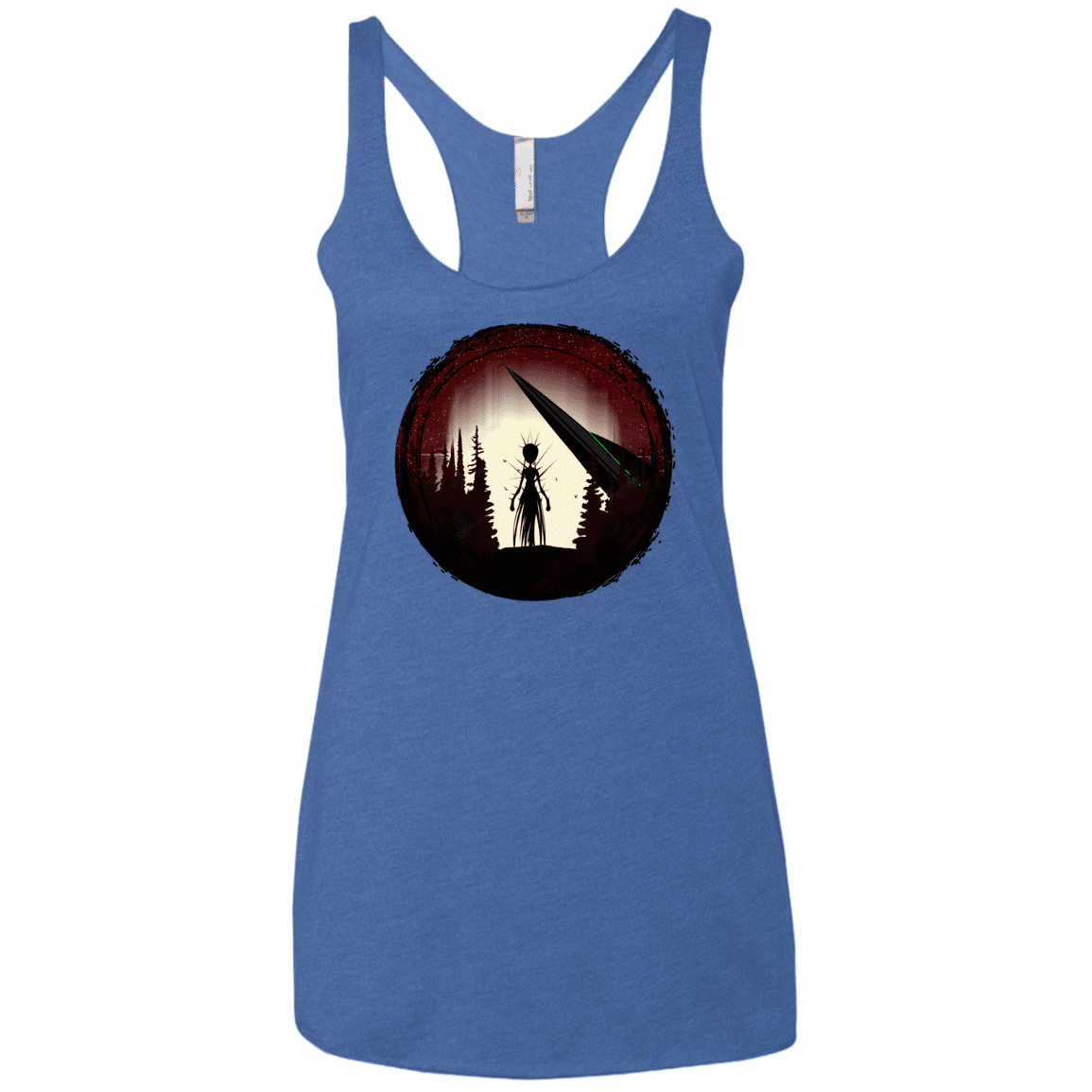 T-Shirts Vintage Royal / X-Small Alien Armor Women's Triblend Racerback Tank