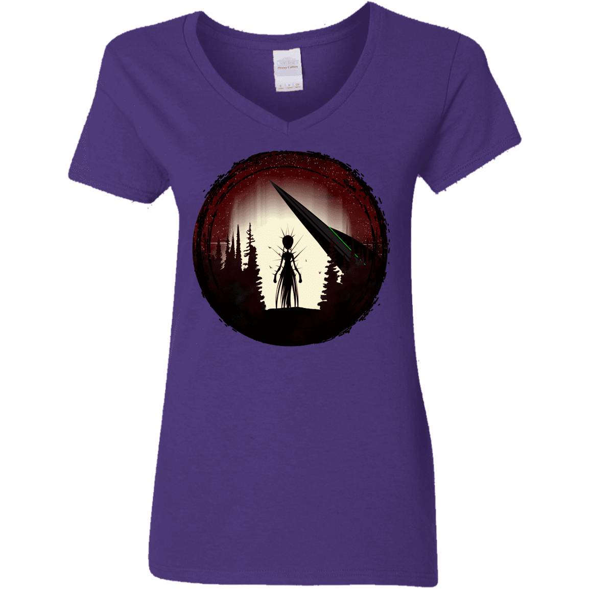 T-Shirts Purple / S Alien Armor Women's V-Neck T-Shirt