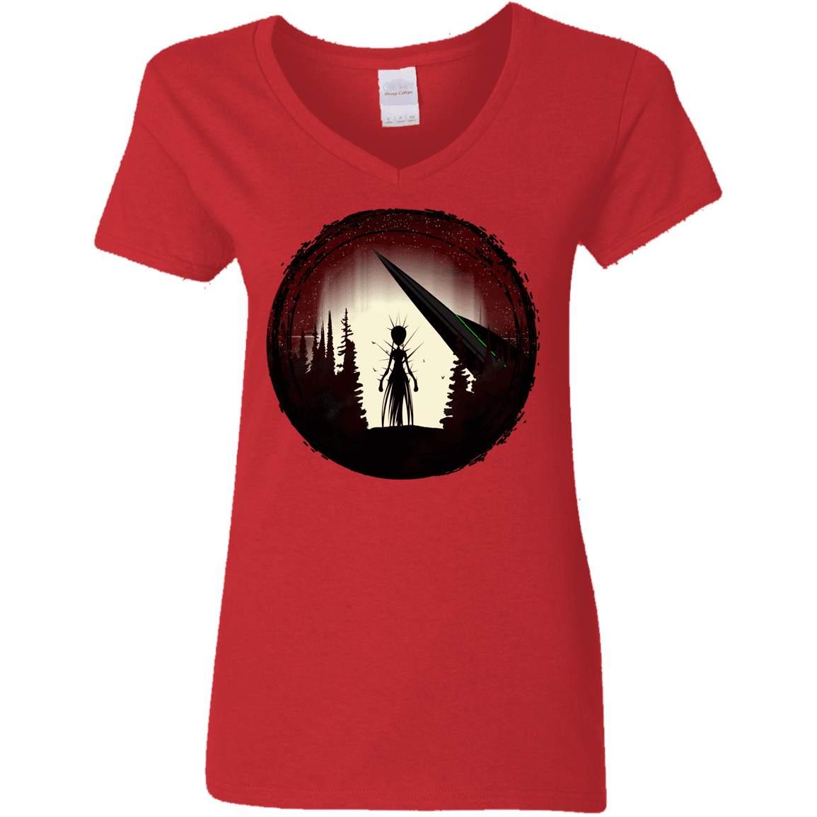 T-Shirts Red / S Alien Armor Women's V-Neck T-Shirt