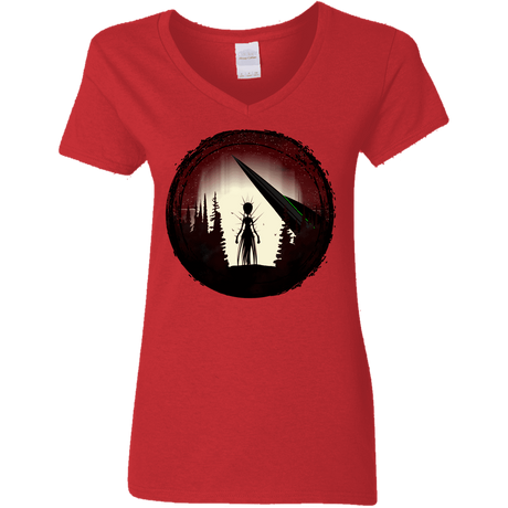 T-Shirts Red / S Alien Armor Women's V-Neck T-Shirt