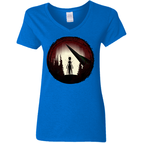 T-Shirts Royal / S Alien Armor Women's V-Neck T-Shirt