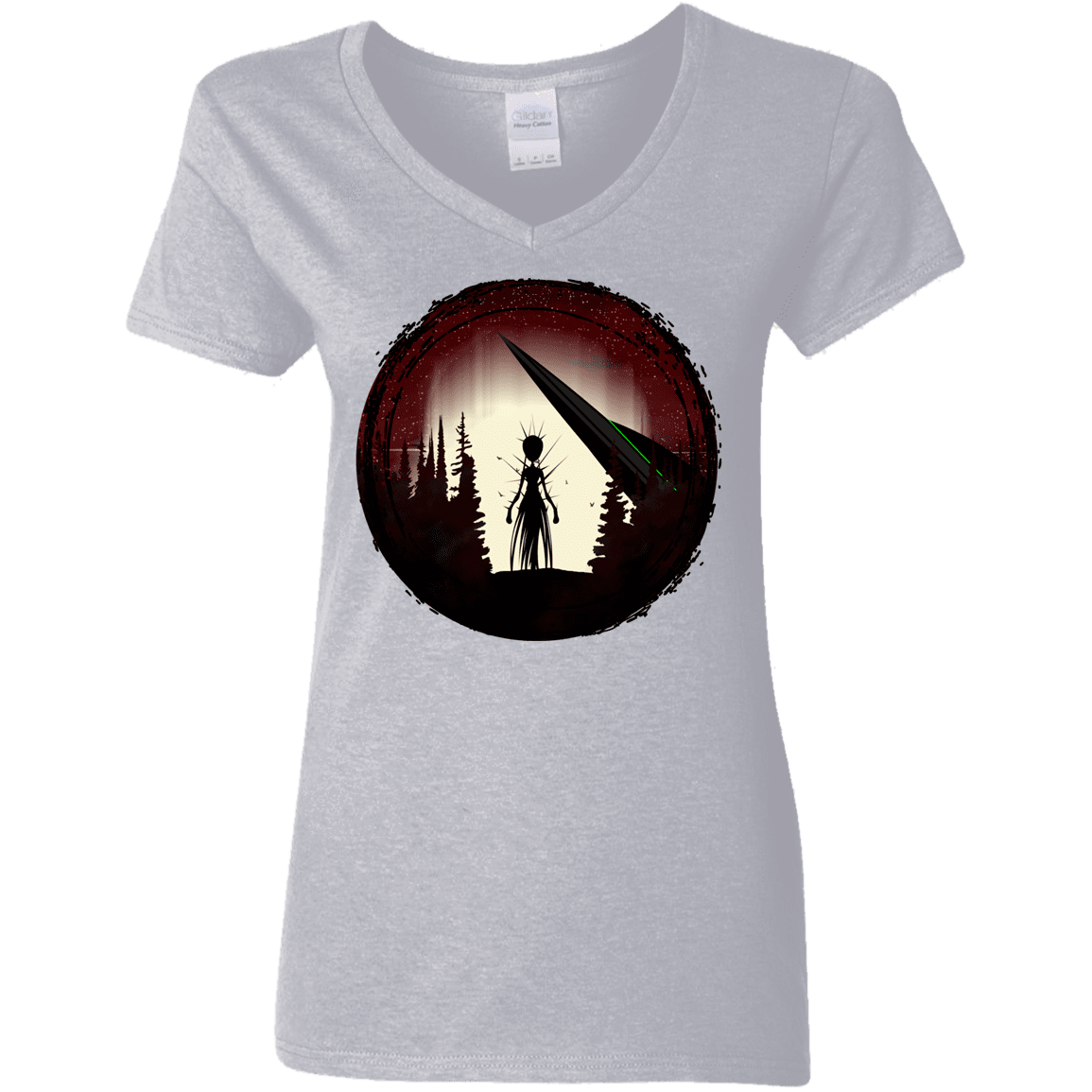 T-Shirts Sport Grey / S Alien Armor Women's V-Neck T-Shirt