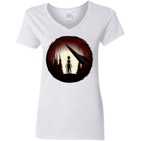 T-Shirts White / S Alien Armor Women's V-Neck T-Shirt