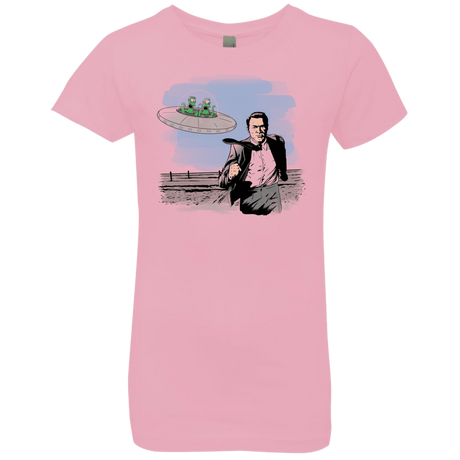 T-Shirts Light Pink / YXS Alien Attack Girls Premium T-Shirt