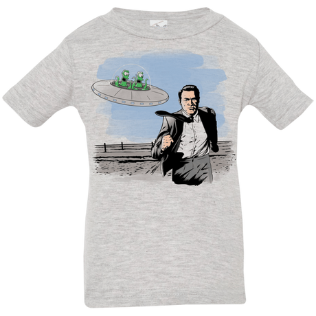 T-Shirts Heather Grey / 6 Months Alien Attack Infant Premium T-Shirt