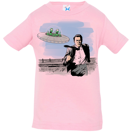 T-Shirts Pink / 6 Months Alien Attack Infant Premium T-Shirt