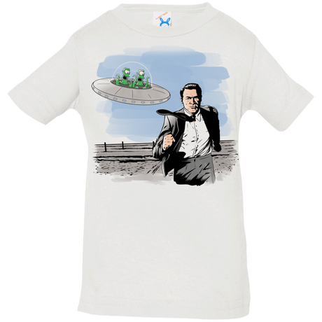 T-Shirts White / 6 Months Alien Attack Infant Premium T-Shirt