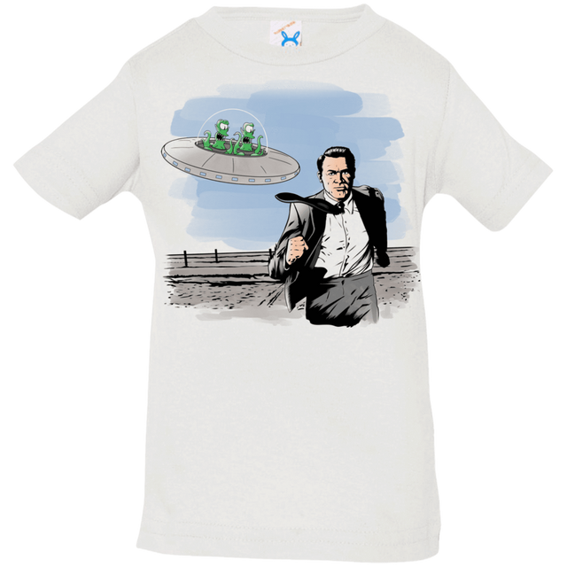 T-Shirts White / 6 Months Alien Attack Infant Premium T-Shirt