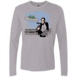 T-Shirts Heather Grey / Small Alien Attack Men's Premium Long Sleeve