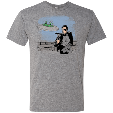 T-Shirts Premium Heather / Small Alien Attack Men's Triblend T-Shirt