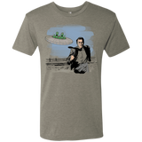 T-Shirts Venetian Grey / Small Alien Attack Men's Triblend T-Shirt