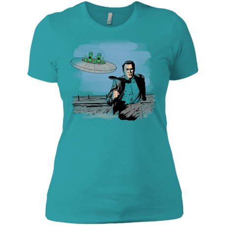 T-Shirts Tahiti Blue / X-Small Alien Attack Women's Premium T-Shirt