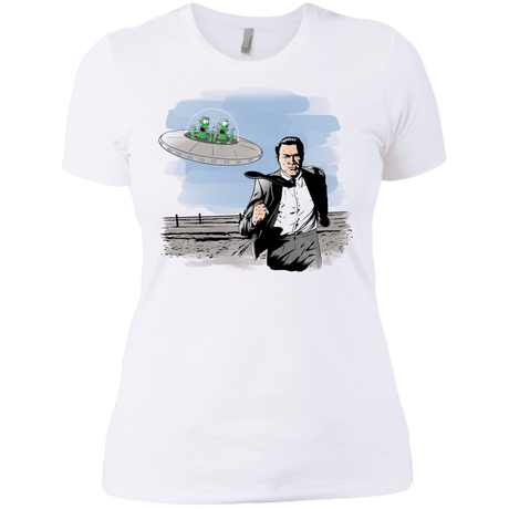 T-Shirts White / X-Small Alien Attack Women's Premium T-Shirt