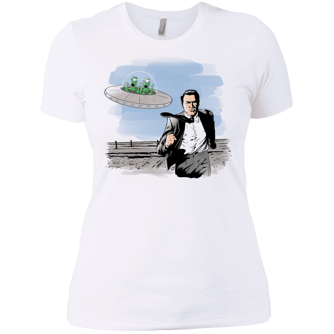 Alien Attack Women's Premium T-Shirt