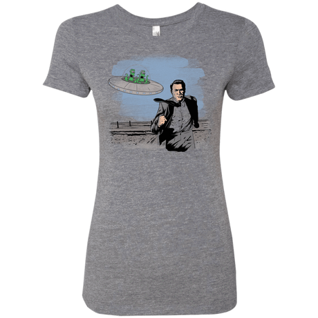 T-Shirts Premium Heather / Small Alien Attack Women's Triblend T-Shirt
