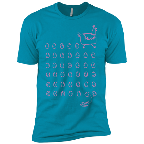 T-Shirts Turquoise / YXS Alien Chicken Boys Premium T-Shirt