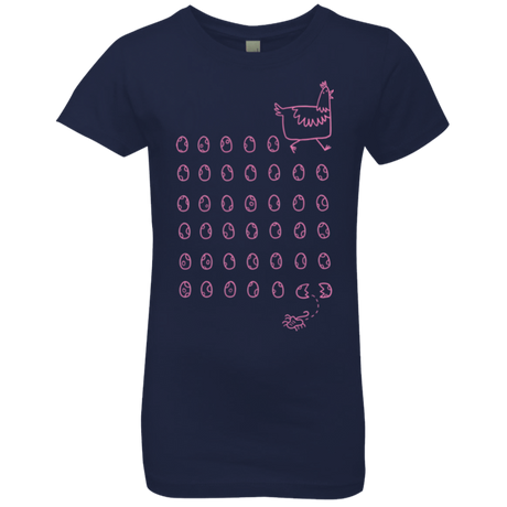 T-Shirts Midnight Navy / YXS Alien Chicken Girls Premium T-Shirt