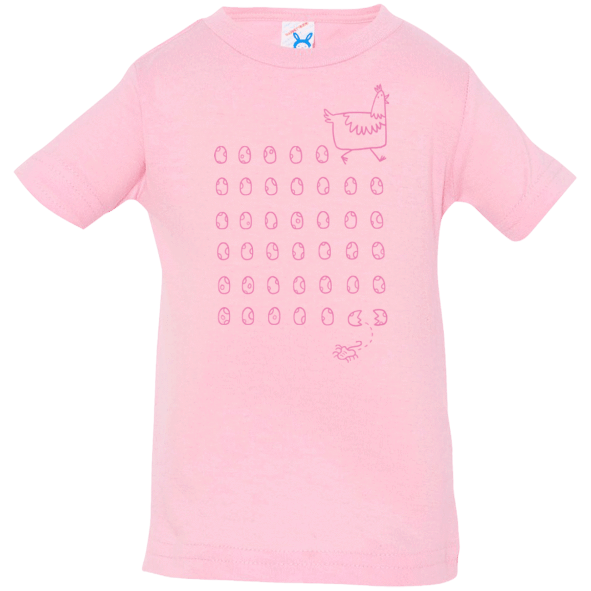 T-Shirts Pink / 6 Months Alien Chicken Infant PremiumT-Shirt