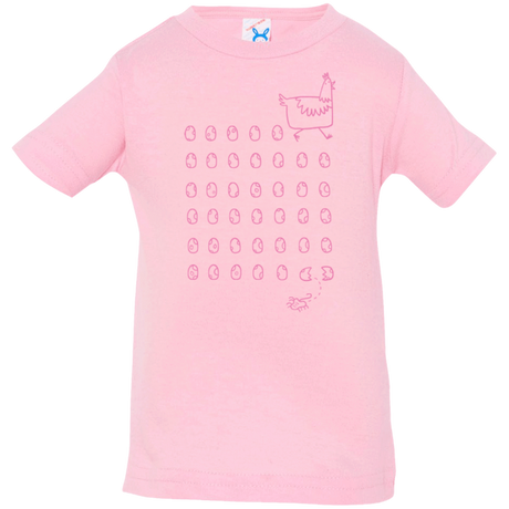 T-Shirts Pink / 6 Months Alien Chicken Infant PremiumT-Shirt