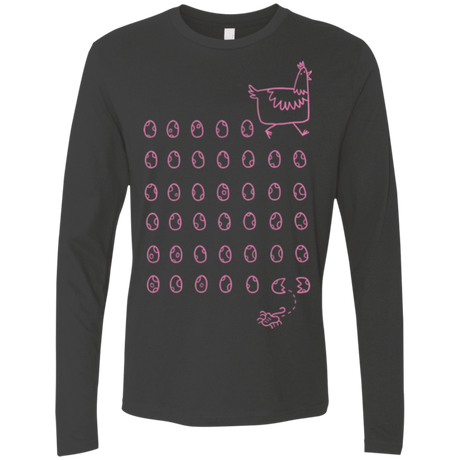 T-Shirts Heavy Metal / Small Alien Chicken Men's Premium Long Sleeve