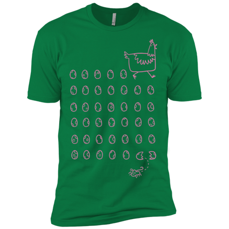 T-Shirts Kelly Green / X-Small Alien Chicken Men's Premium T-Shirt