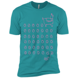 T-Shirts Tahiti Blue / X-Small Alien Chicken Men's Premium T-Shirt