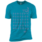 T-Shirts Turquoise / X-Small Alien Chicken Men's Premium T-Shirt