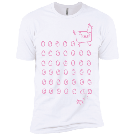 T-Shirts White / X-Small Alien Chicken Men's Premium T-Shirt