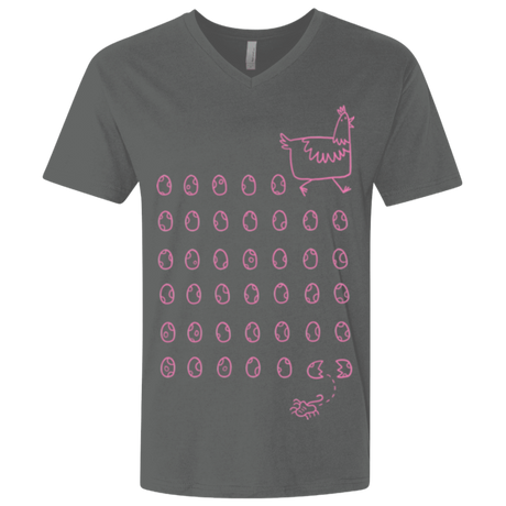 T-Shirts Heavy Metal / X-Small Alien Chicken Men's Premium V-Neck