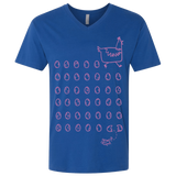 T-Shirts Royal / X-Small Alien Chicken Men's Premium V-Neck