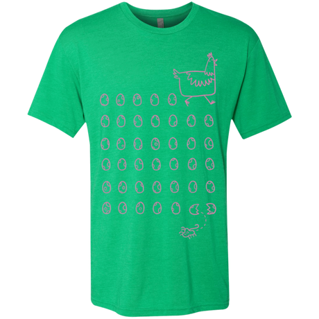 T-Shirts Envy / Small Alien Chicken Men's Triblend T-Shirt