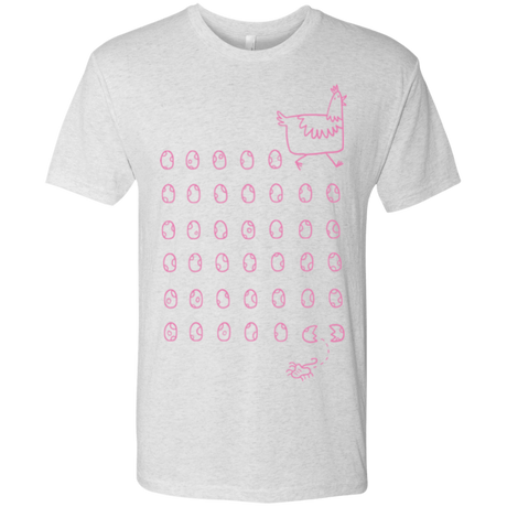 T-Shirts Heather White / Small Alien Chicken Men's Triblend T-Shirt