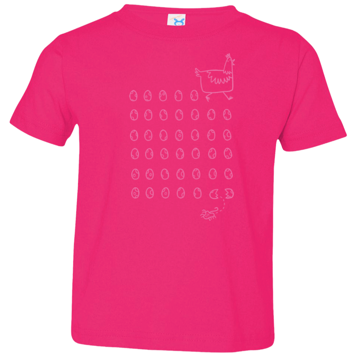 T-Shirts Hot Pink / 2T Alien Chicken Toddler Premium T-Shirt