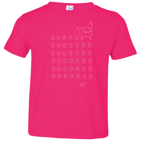 T-Shirts Hot Pink / 2T Alien Chicken Toddler Premium T-Shirt