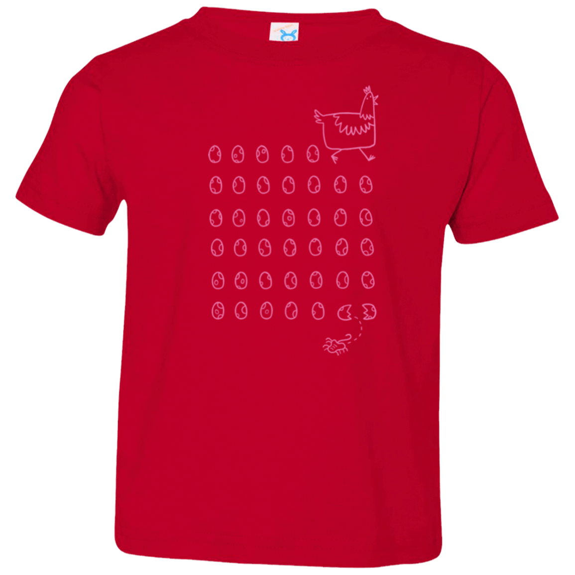 T-Shirts Red / 2T Alien Chicken Toddler Premium T-Shirt