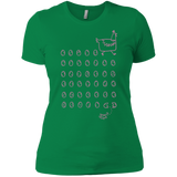T-Shirts Kelly Green / X-Small Alien Chicken Women's Premium T-Shirt