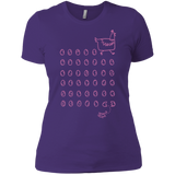 T-Shirts Purple / X-Small Alien Chicken Women's Premium T-Shirt