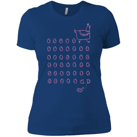 T-Shirts Royal / X-Small Alien Chicken Women's Premium T-Shirt