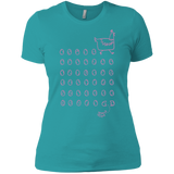 T-Shirts Tahiti Blue / X-Small Alien Chicken Women's Premium T-Shirt