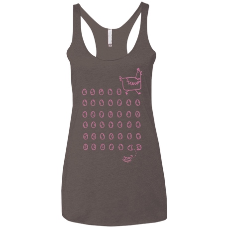 T-Shirts Macchiato / X-Small Alien Chicken Women's Triblend Racerback Tank